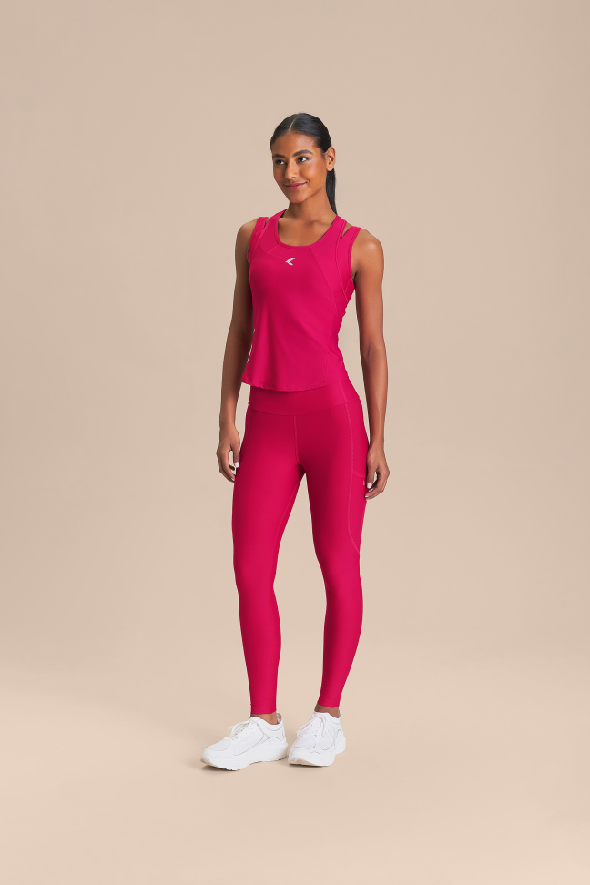 Legging Six Pockets Speed Vital Pink LIVE!