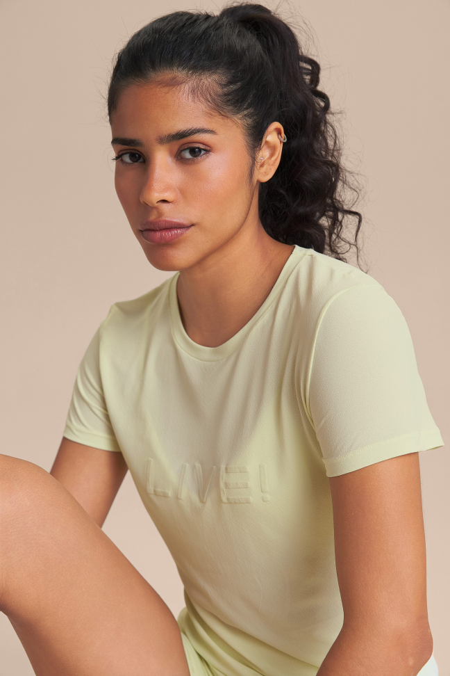 Camiseta LIVE Comfort Flowstate Green