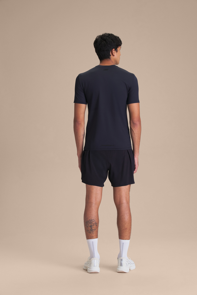 Camiseta de Corrida Masculina LIVE! Run Slim Harmony Pro Preta com UV 50+ - #6