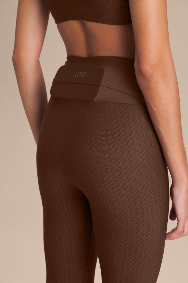 Legging LIVE! Symbol Hydefit® Adaptiv Sepia Brown - #3