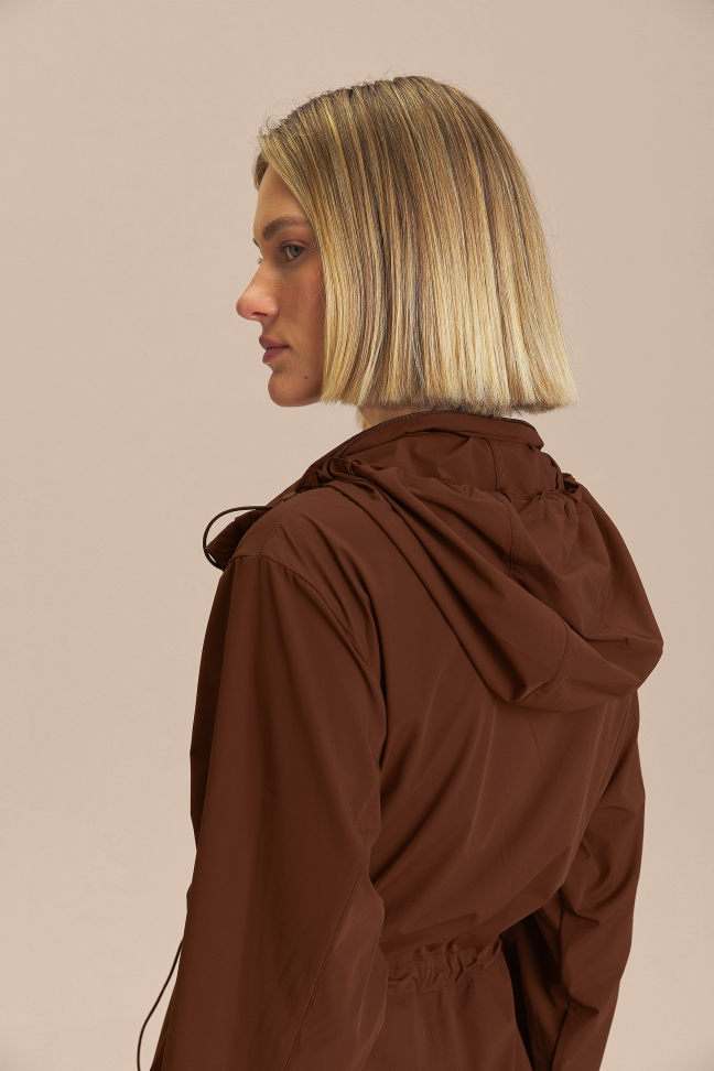 Parka Long Smooth Touch Chocolate Plum LIVE!