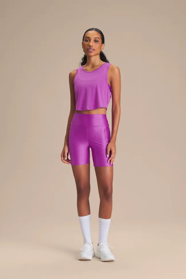 Regata Cropped Fitness Feminina LIVE! Comfort Memory Pink - #3