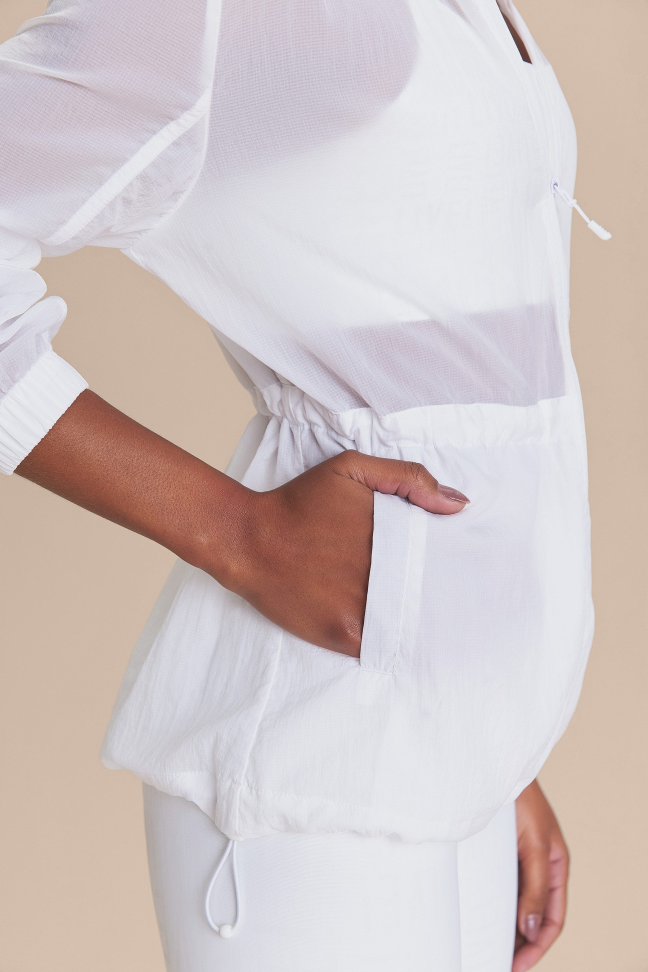 Jaqueta Nylon Racer New White LIVE! - #5