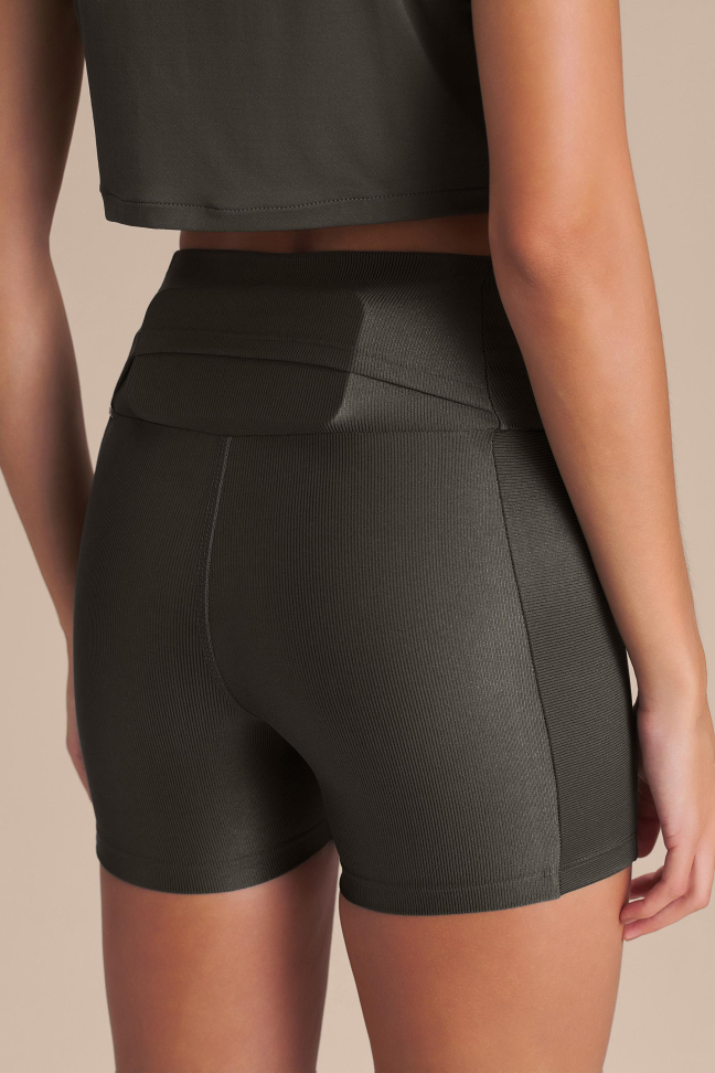 Shorts Fitness Feminino LIVE! Fit Allure® Adaptiv Obsidian Grey