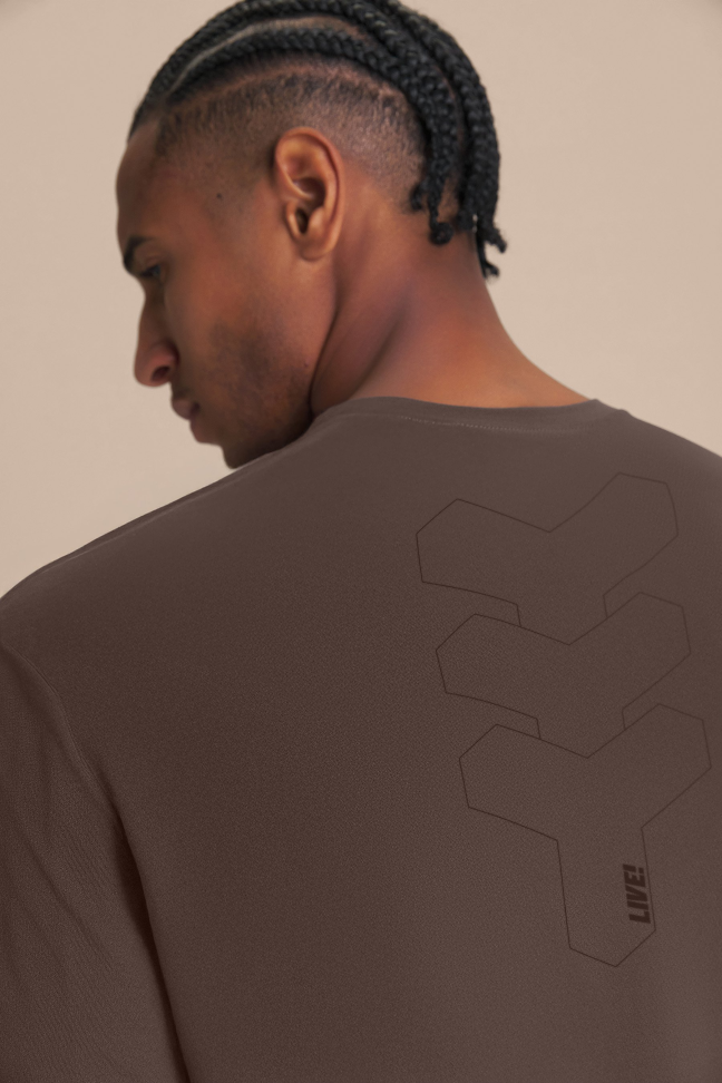 Camiseta Train Comfy Men Bassalt LIVE! - #4