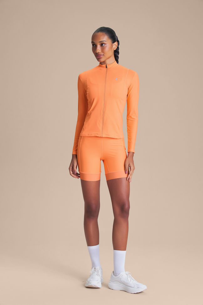 Jaqueta Fitness Feminina LIVE! Harmony Pro Solar Orange