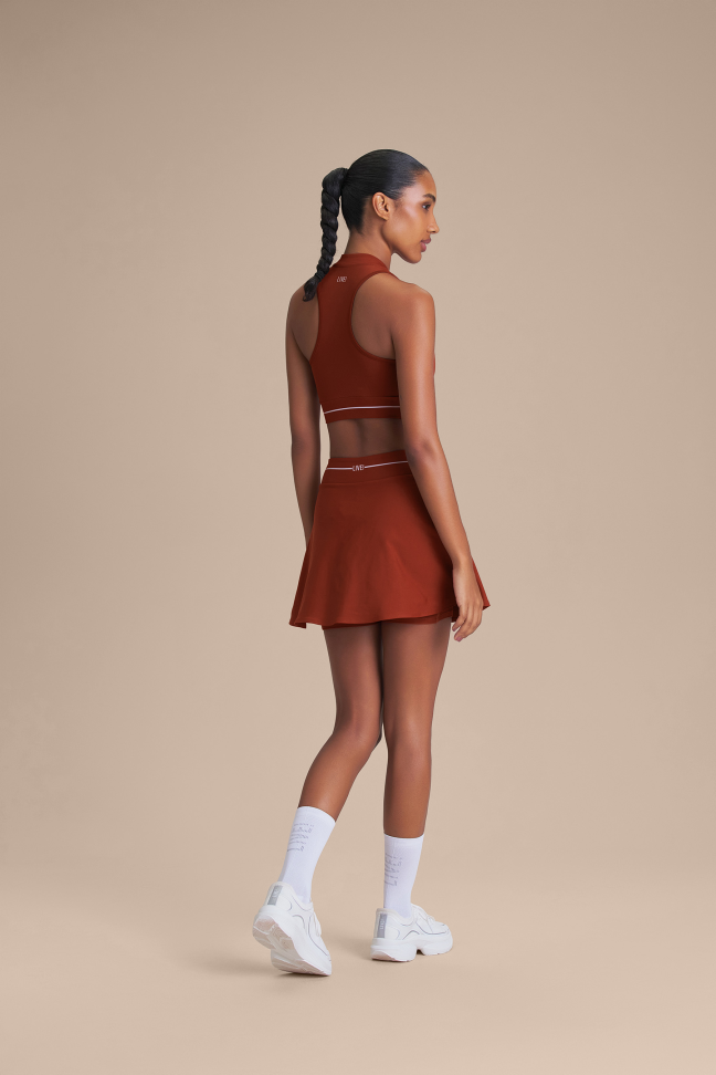 Saia Fitness Feminina LIVE! Ace Hydefit® Adaptiv Rust Red - #5
