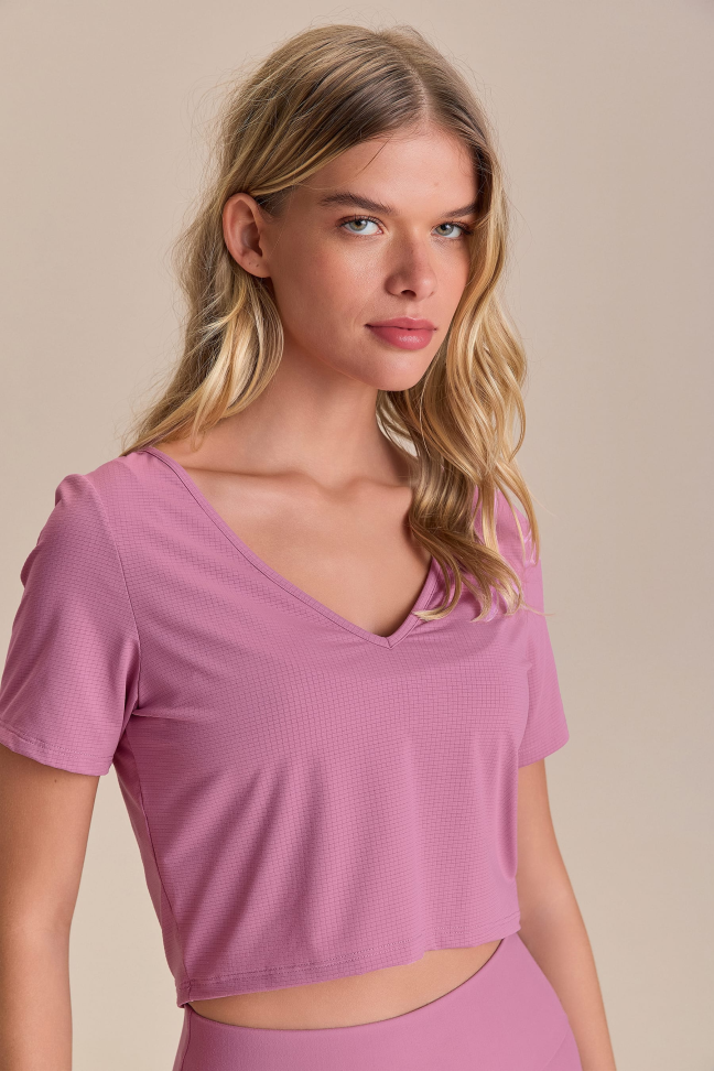 Blusa Cropped Multi Air Move® Thistle LIVE!