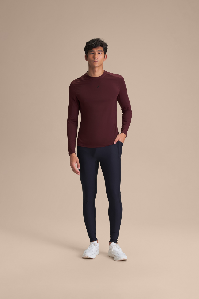 Calça de Corrida Masculina LIVE! Run Move Airflow Speed Preta com Compressão e Bolsos - #6