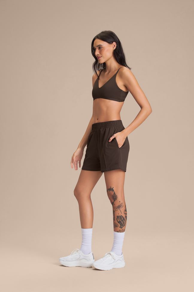 Top Fitness Feminino LIVE! Slim BT Sense® Cocoa Brown - #3