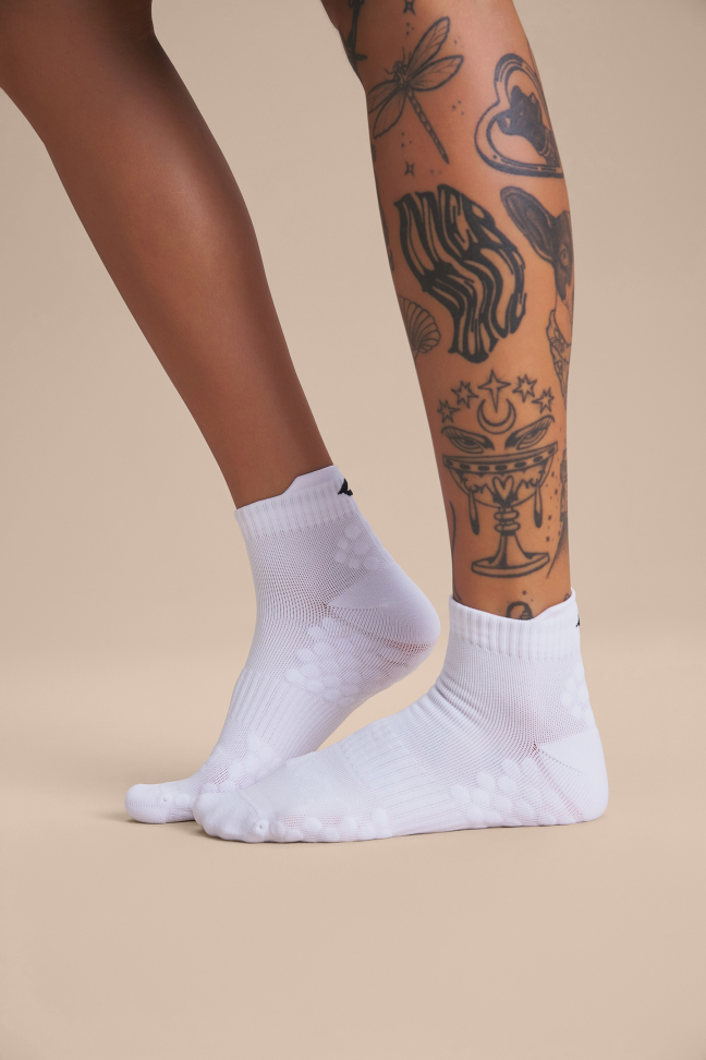 Meia FrictionFree Unissex Branca LIVE!