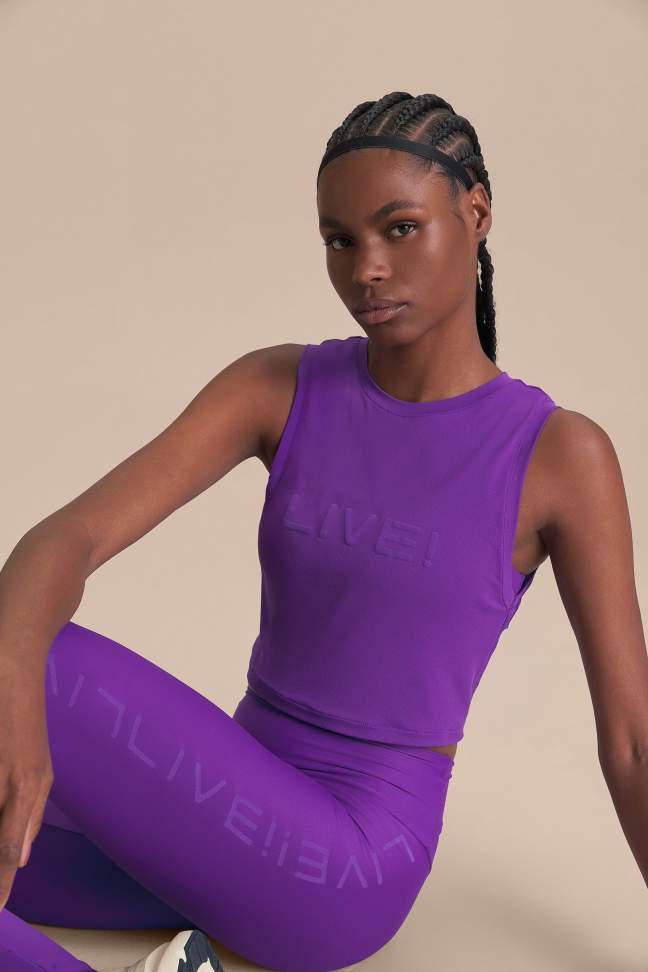 Regata Cropped LIVE! Comfort Violet Pace