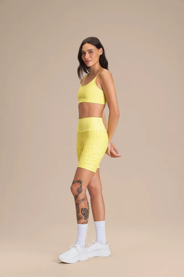 Top Fitness Feminino LIVE! Curve Candelight Yellow - #4