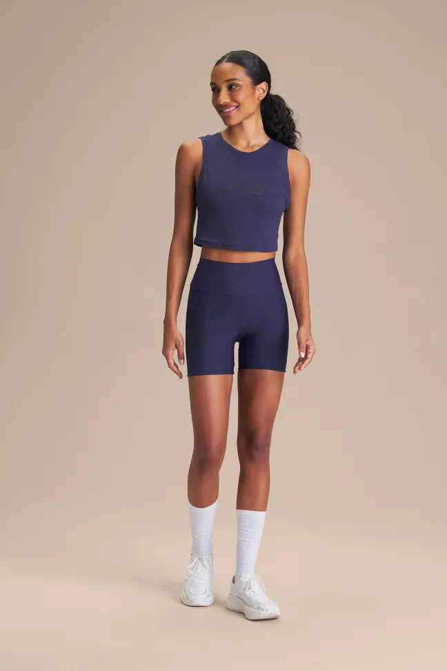 Regata Cropped Fitness Feminina LIVE! Comfort Tide