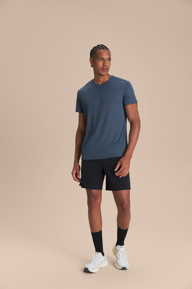 Camiseta Train Comfy Men Misteel Blue LIVE!
