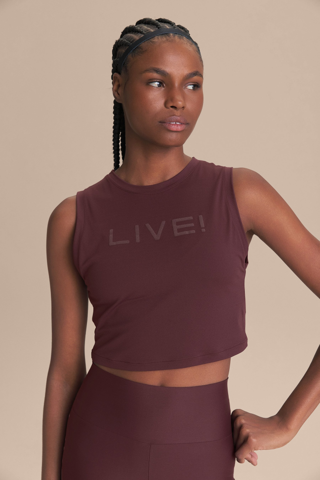 Regata Cropped LIVE! Comfort Aubergine
