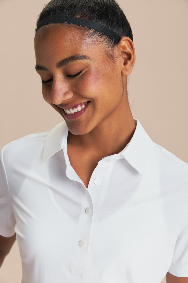 Camiseta Polo Baseline Skin New White LIVE! - #4
