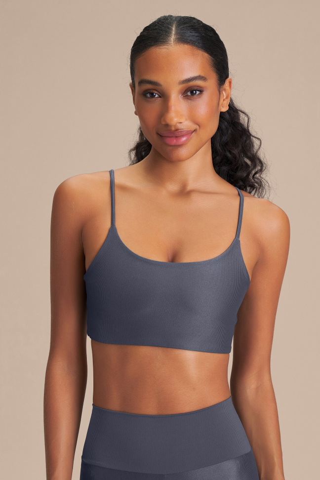 Top Fitness Feminino LIVE! Curve Allure® Adaptiv Iron Blue