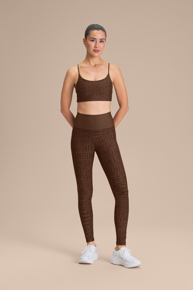 Top Fitness Feminino Curve LIVE! Sense Pro® Sepia Brown
