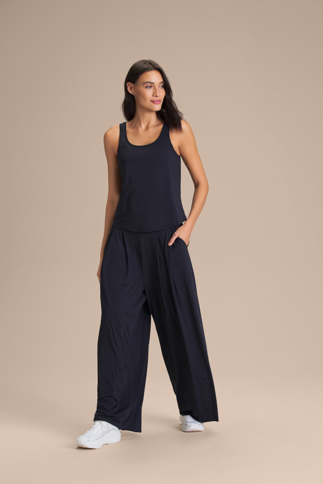 Calça Pantalona Feminina LIVE! Wide Preta