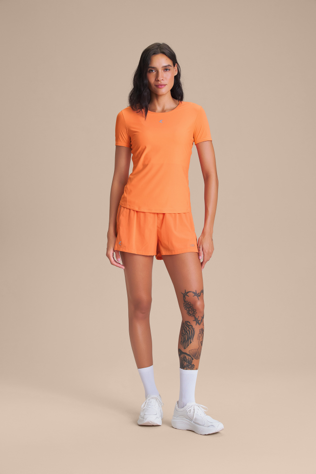Blusa Fitness Feminina LIVE! Harmony Pro Solar Orange - #4