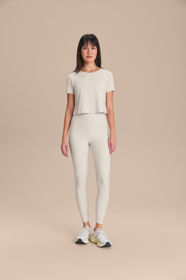 Camiseta Cropped Softgreen Grey Cadence LIVE!