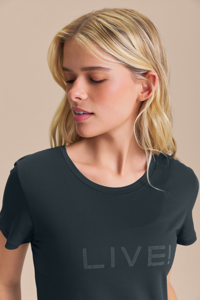 Camiseta LIVE! Comfort Shadown Green
