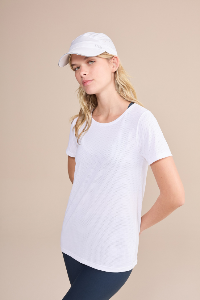 Camiseta Action White Branco LIVE!