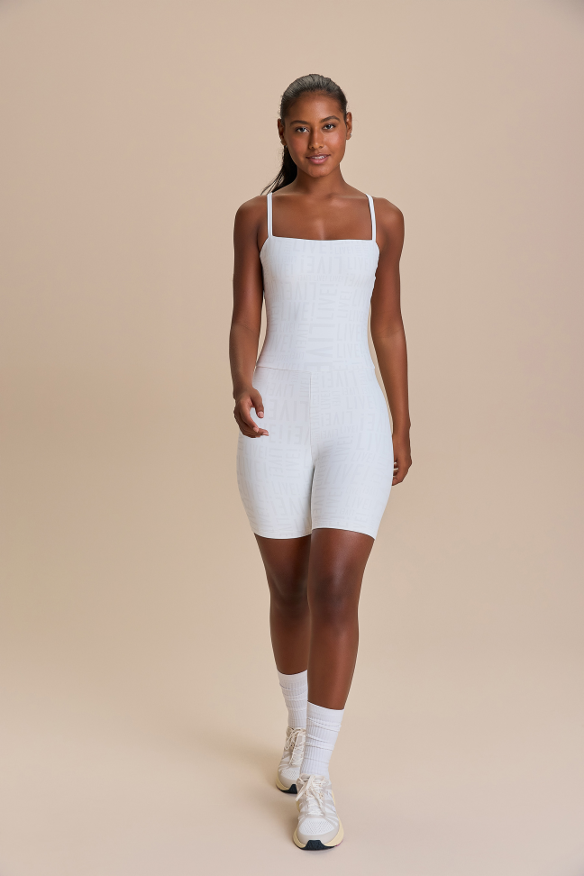 Macaquinho Shorts LIVE! Branco