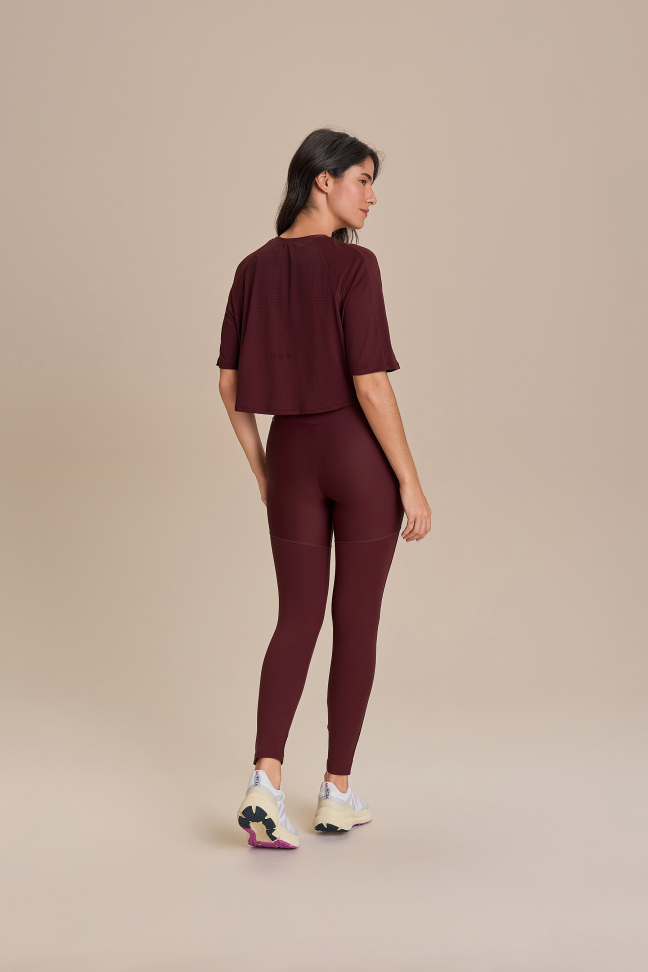 Blusa Equilíbrio Bio Stretch Claret LIVE! - #3