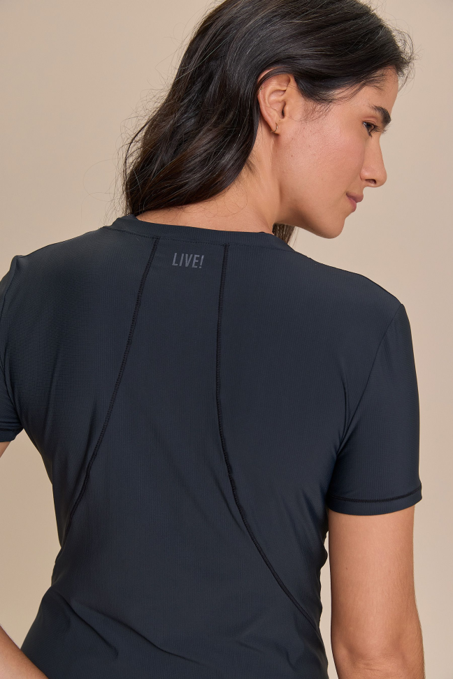 Blusa Harmony Noir Black Preto LIVE! - #4