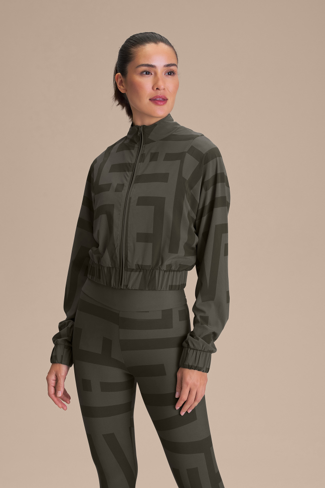 Jaqueta Fitness Feminina LIVE! Maxi Dryside Obsidian Grey