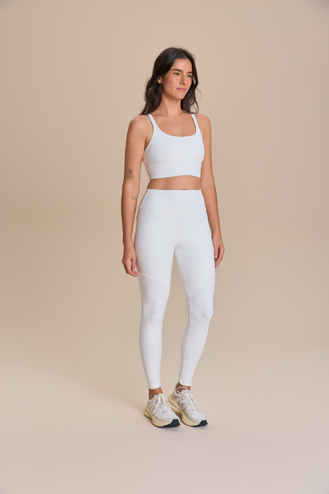 Legging Icon Hydefit® Adaptiv Branca LIVE!