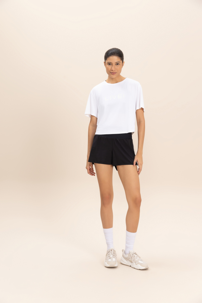 Camiseta Cropped LIVE! Comfort Branco - #4