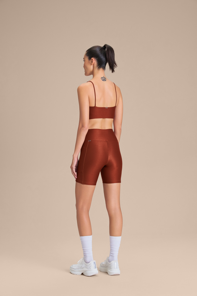 Top Fitness Feminino LIVE! Curve Allure® Adaptiv Rust Red - #3