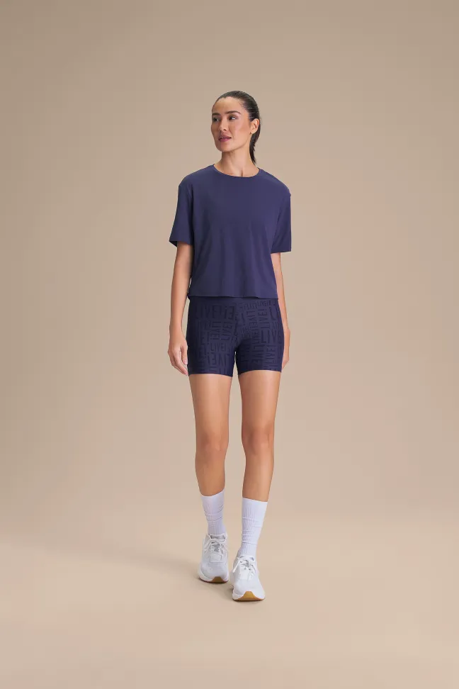 Shorts Fitness Feminino LIVE! Fit Tide - #3