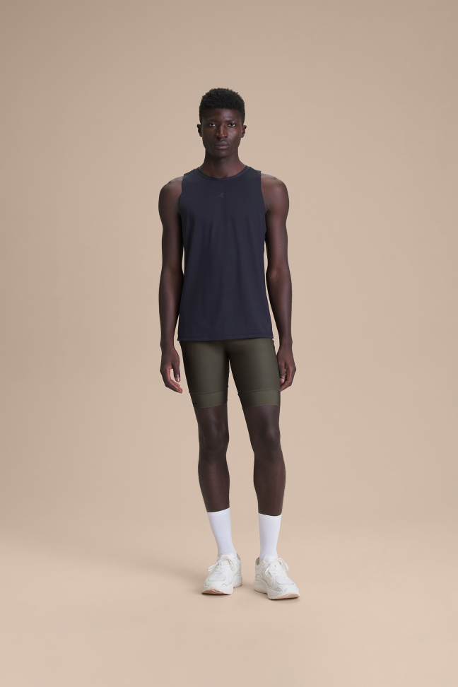 Bermuda de Corrida Masculina LIVE! Run Six Pockets 9" Speed Obsidian Grey
