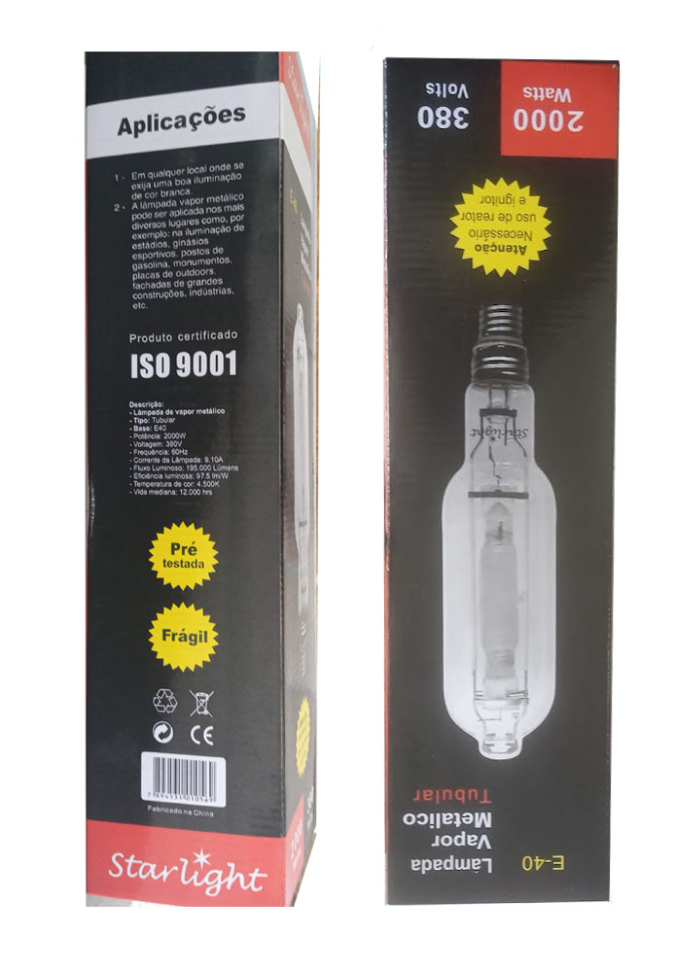 Lampada vapor metalica 2000w 220v - #2