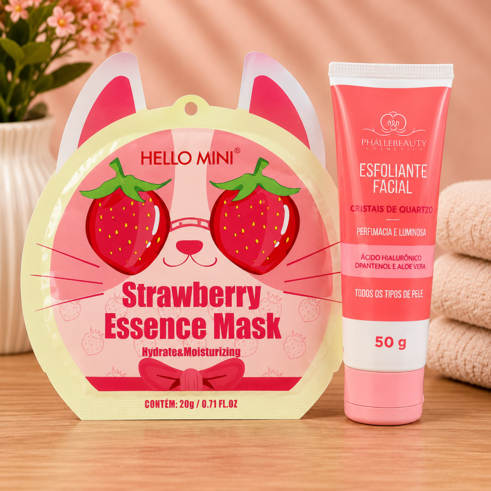 Kit Esfoliante Facial + Máscara Hidratante
