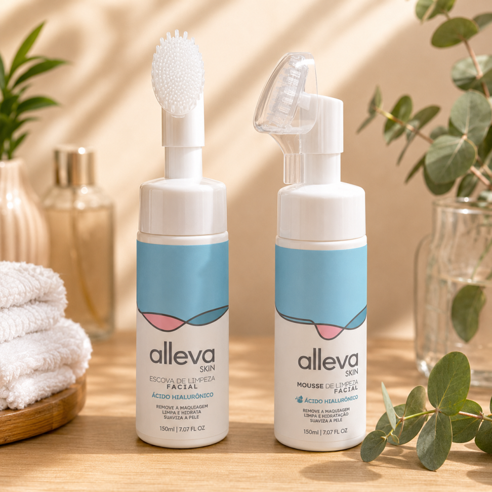 Mousse Limpeza Fácil Acido Hialurônico com Aplicador