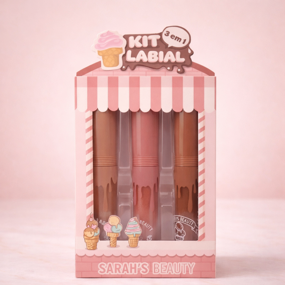 Kit Labial 3 em 1