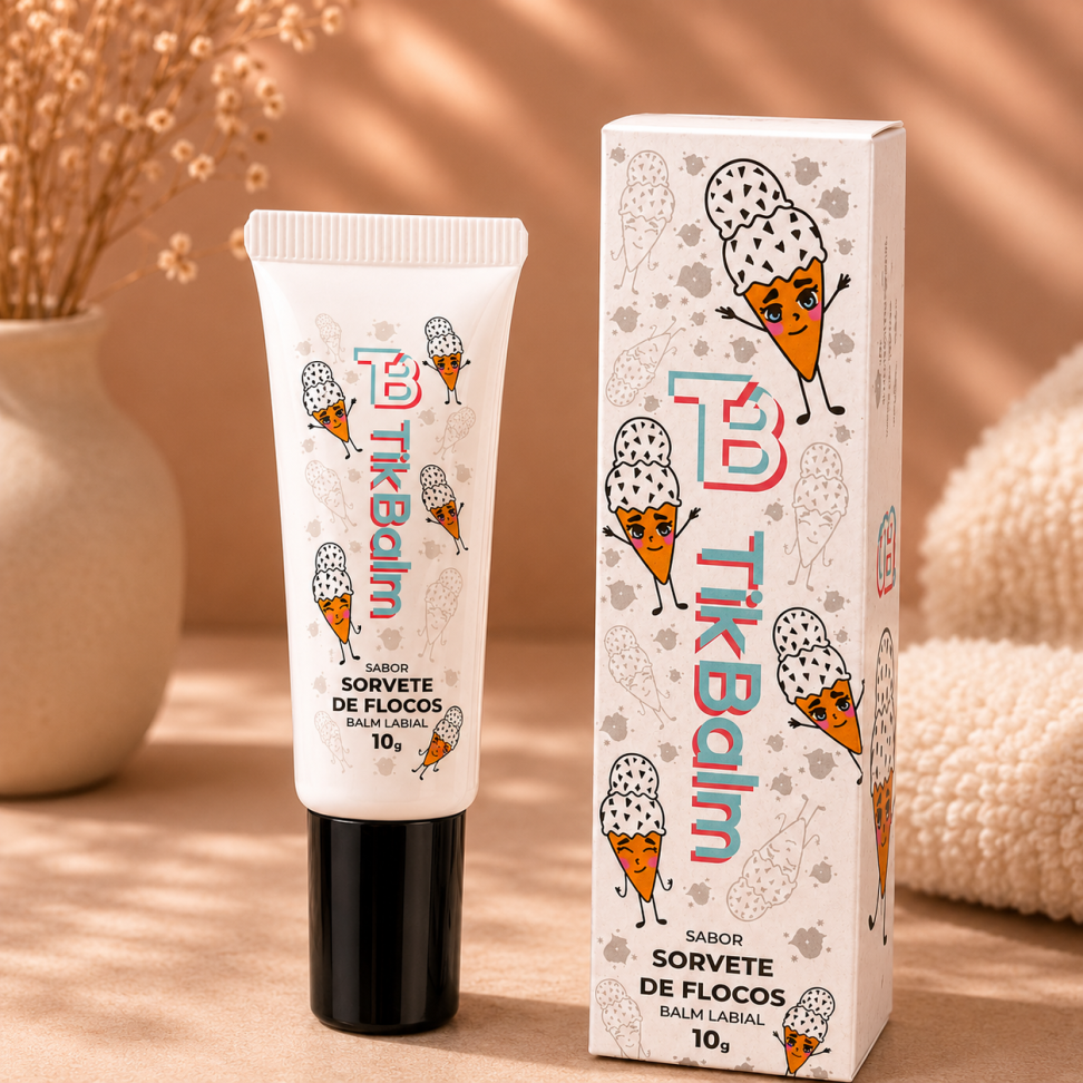 Balm Labial Sorvete de Flocos