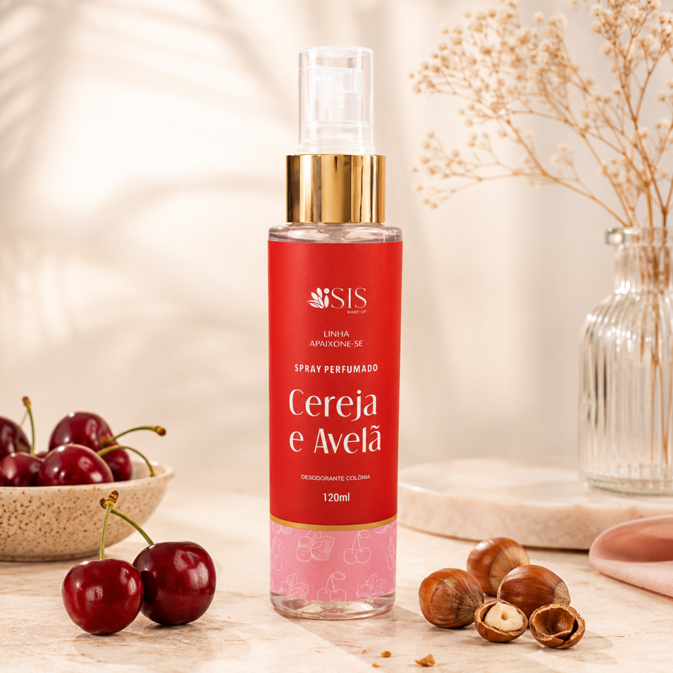 Spray Colônia Cereja e Avelã