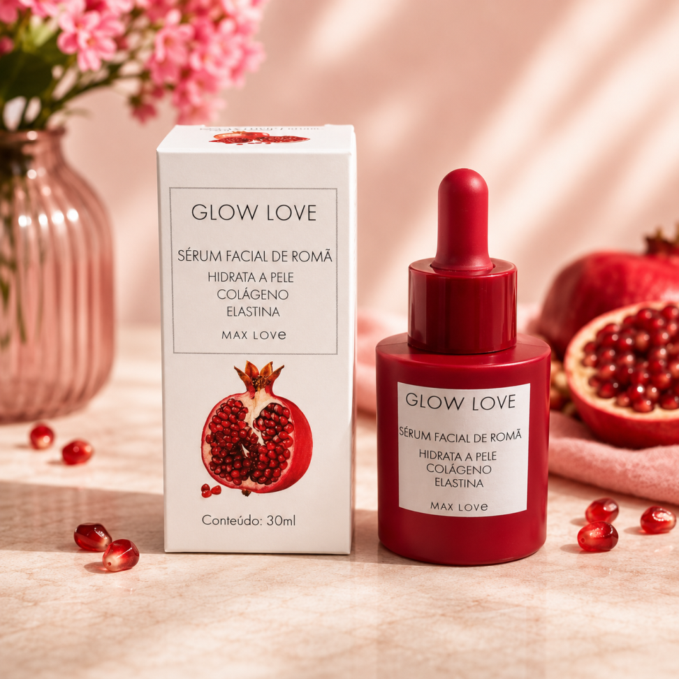 Serum Facial de Romã com Colágeno e Elastina