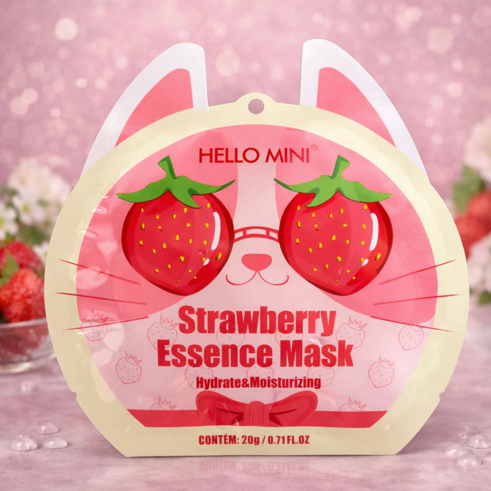 Máscara Facial Strawberry Essence