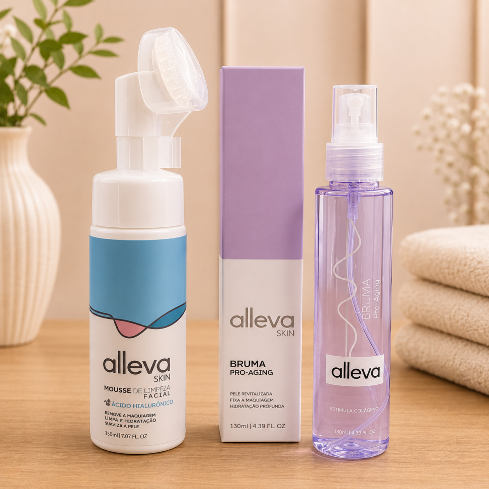 Kit Facial: Mousse de Limpeza + Bruma