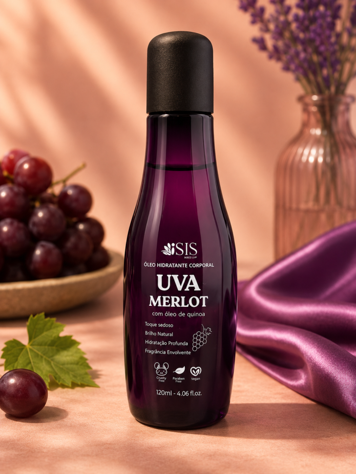 Óleo Hidratante Corporal Uva Merlot