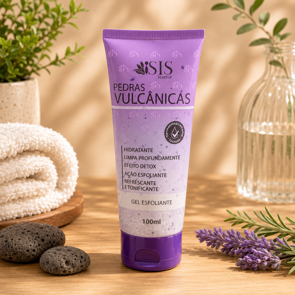 Esfoliante Facial Pedras Vulcânicas