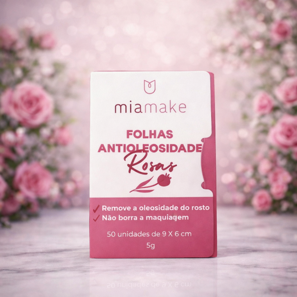 Folhas Antioleosidade Rosas 50 un