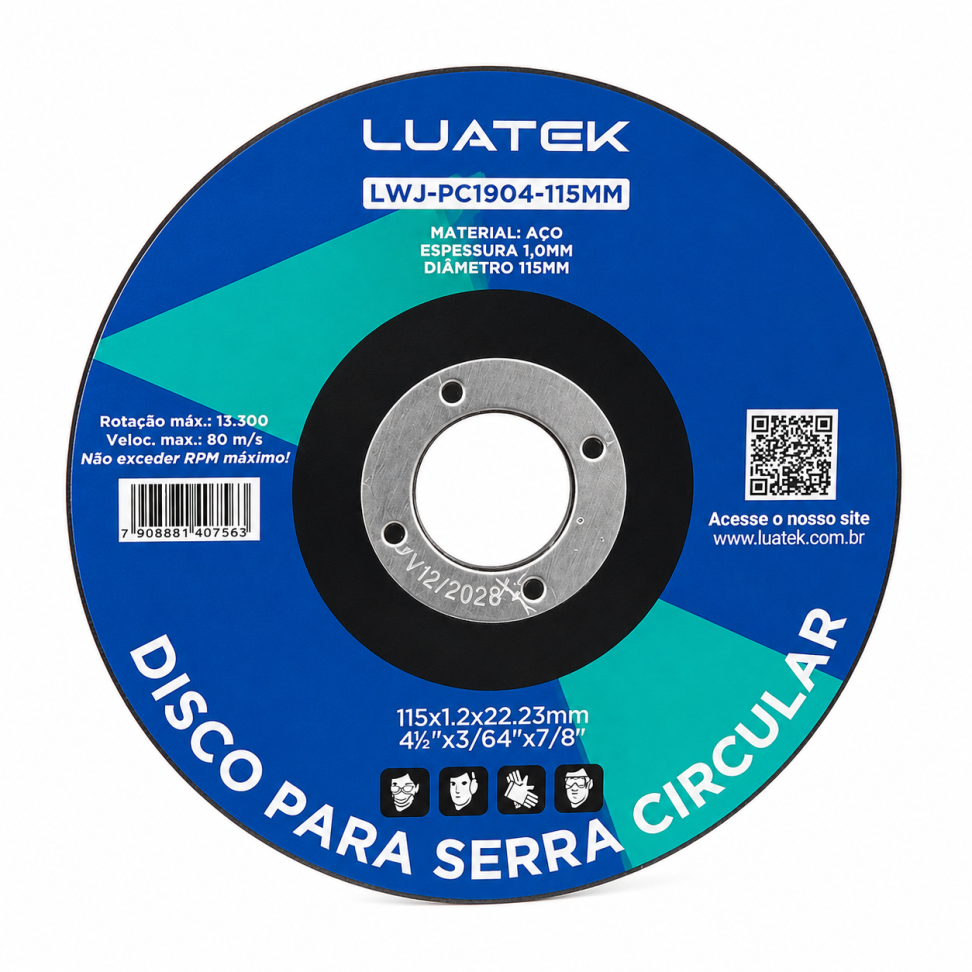 Disco de Corte - Aço 115x22mm